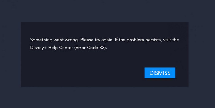fehlercode-83 von disney+