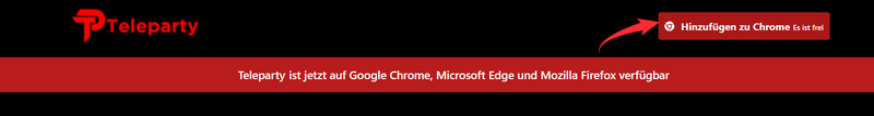 Teleparty zu Chrome hinzufügen