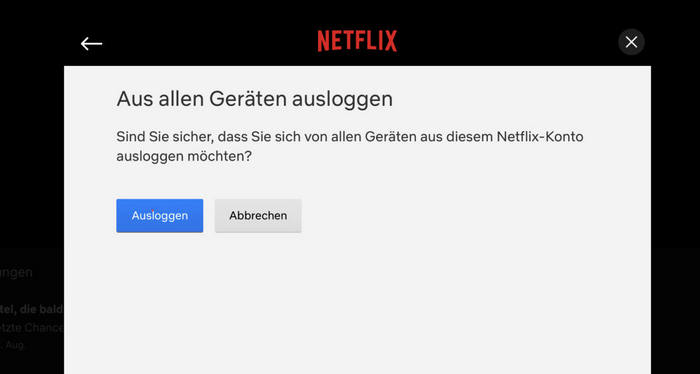 Netflix-Konto auf der Xbox ausloggen