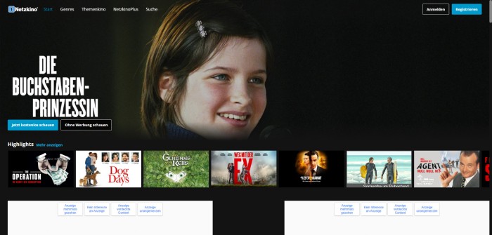 Netzkino Website