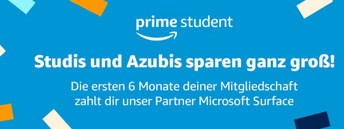 Mit Prime Student günstiger kosten