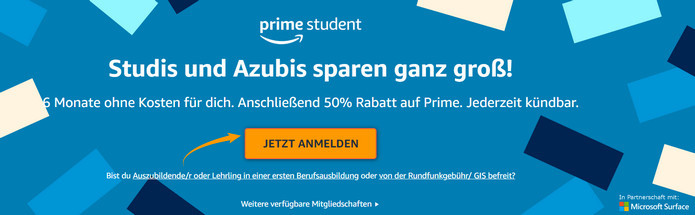 Jetzt 12 Monate bei Prime Video kostenlos testen