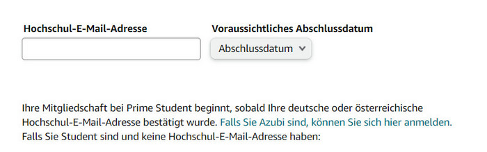 Diese Voraussetzungen für ein Studenten-Abonnement von Prime Video