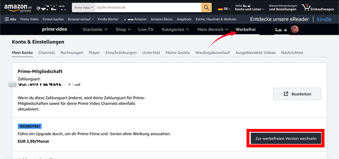 Werbung blockieren mit Ad-Free-Option