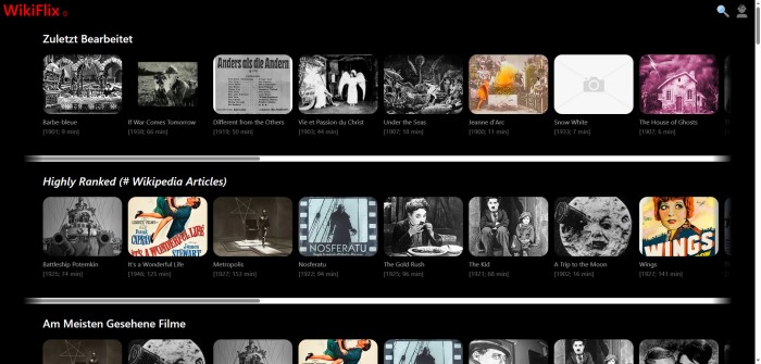 Wikiflix Website